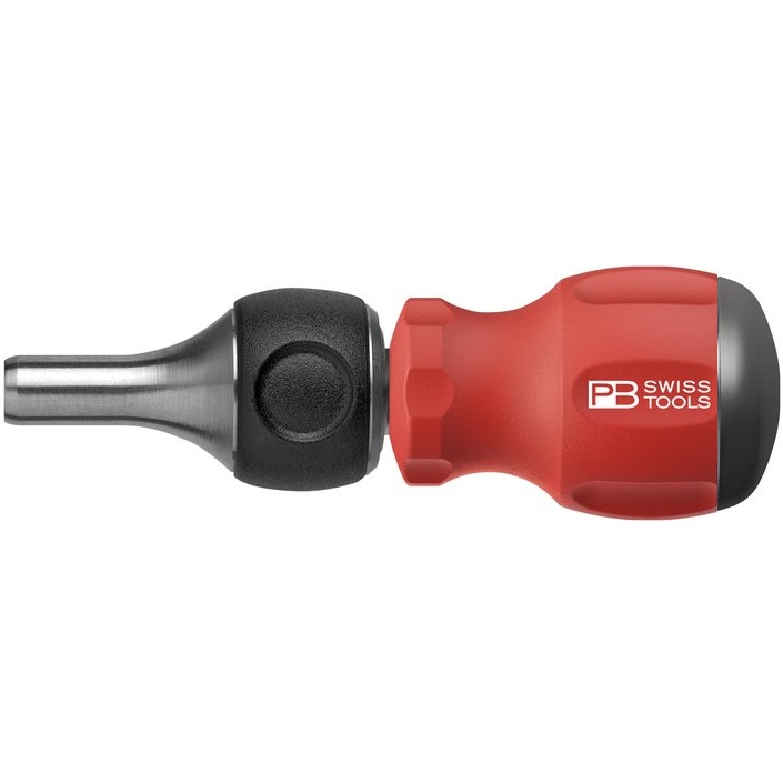 PB Swiss Tools 8453.R-30 Insider Stubby mit Ratsche, Bithalter, Magnetisch und 6 Bits, TX/PH/S