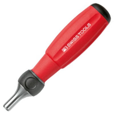 PB Swiss Tools 8510.R-30 Twister  30 mm Bithalter mit Ratsche fr PrecisionBits C6 1/4"