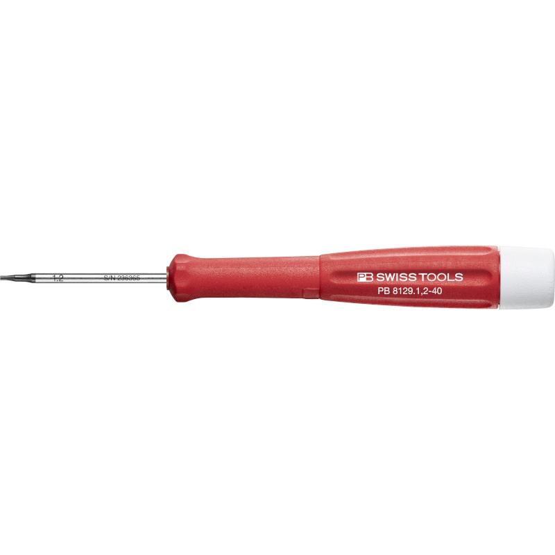 PB Swiss Tools 8129.1.2-40 Elektronik-Schraubendreher, Pentalobe, 1,2 mm