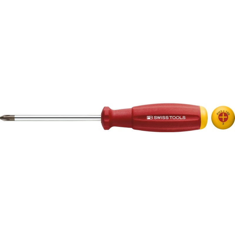 PB Swiss Tools 8190.3-150 SwissGrip Schraubendreher Phillips gre PH3, standard