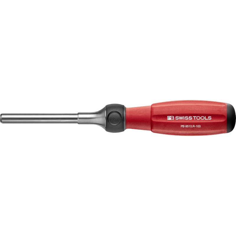 PB Swiss Tools 8510.R-100 Twister, 100 mm Bithalter mit Ratsche fr 1/4" Bits