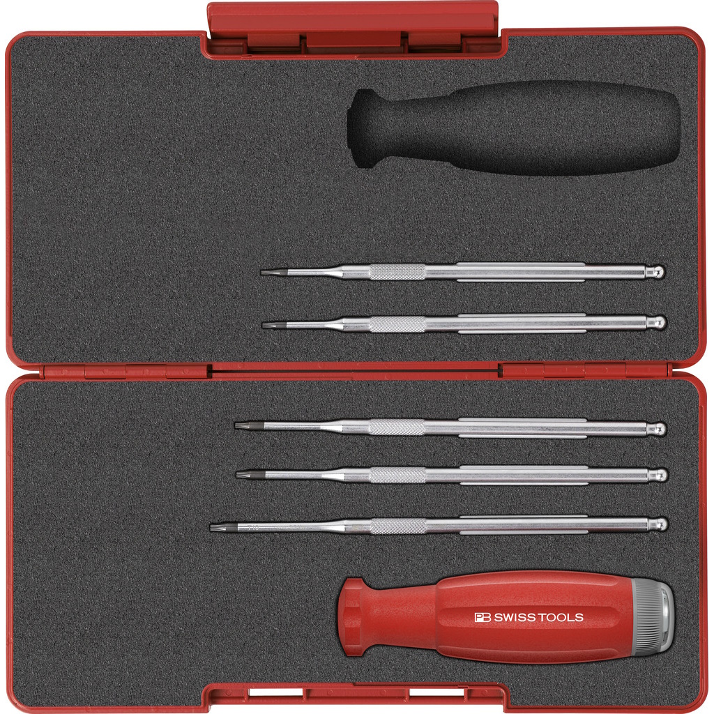 PB Swiss Tools 9320.Set A1 CBB DigiTorque V02, Drehmomentschraubenziehersatz, 0,4-2,0 Nm