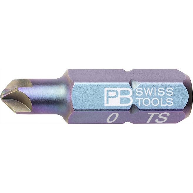 PB Swiss Tools C6.187/0 PrecisionBit Torq-Set, 25 mm lang, gre #0