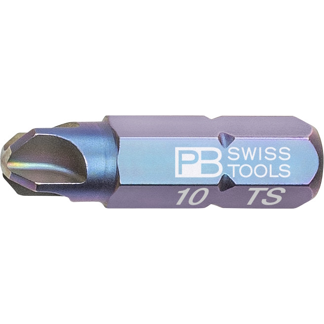 PB Swiss Tools C6.187/10 PrecisionBit Torq-Set, 25 mm lang, gre #10