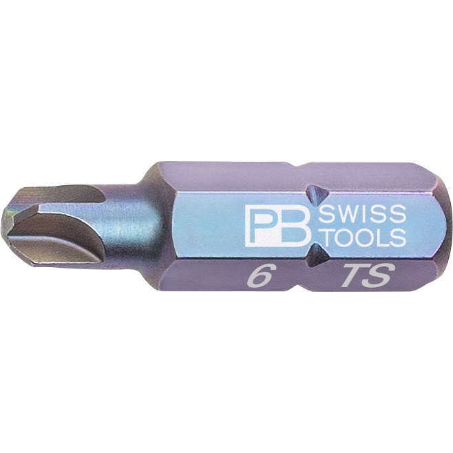 PB Swiss Tools C6.187/6 PrecisionBit Torq-Set, 25 mm lang, gre #6