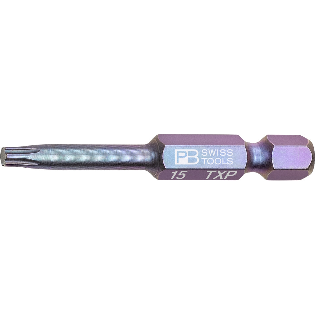 PB Swiss Tools E6.401/15 PrecisionBit Torx Plus, 50 mm lang, gre TXP15