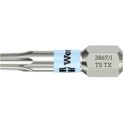 Wera 3867/1 TS TX8 Bit series 1 Torx Torsion stainless TX8 x 25 mm