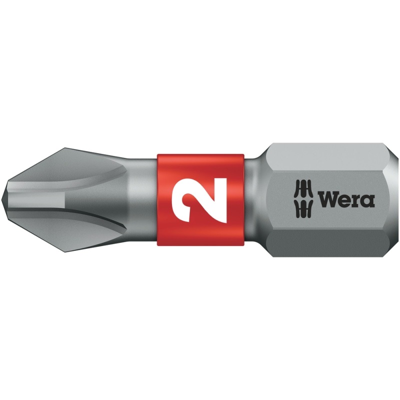 Wera 851/1 BTZ PH 2x25 Bit Reihe 1 Phillips BiTorsion PH2 x 25 mm