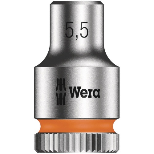 Wera 8790 HMA 5,5 Zyklop 1/4" socket hexagon 5,5 mm