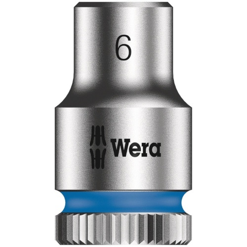 Wera 8790 HMA 6 Zyklop 1/4" socket hexagon 6 mm